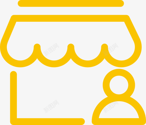 我的小店svg_新图网 https://ixintu.com 我的小店 线性 扁平 单色 简约 精美 可爱 商务 圆润 方正