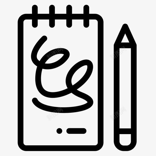 草图网页113直线图标svg_新图网 https://ixintu.com 直线 网页设计 草图