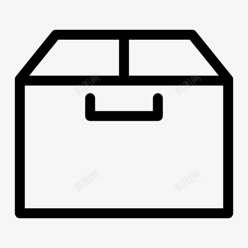 盒子立方体立方体形状图标svg_新图网 https://ixintu.com 储藏 其他 包装 形状 盒子 立方体