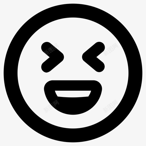 有趣快乐欢笑图标svg_新图网 https://ixintu.com 嬉戏 快乐 有趣 欢笑 笑脸