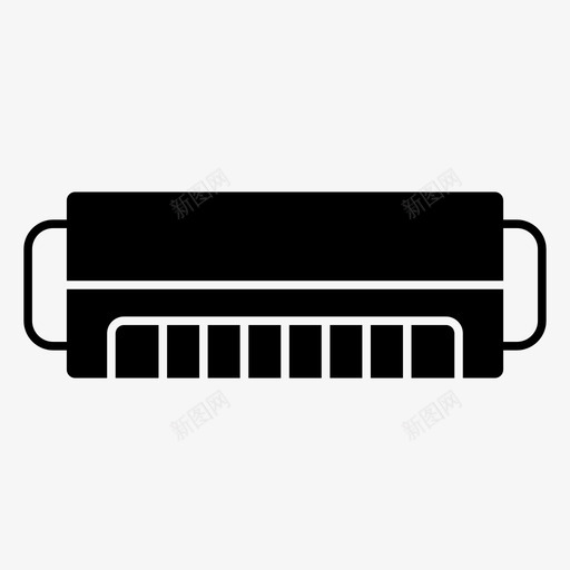 口琴法语竖琴图标svg_新图网 https://ixintu.com 乐器 口琴 法语 竖琴 音乐