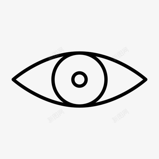 眼看工作大纲图标svg_新图网 https://ixintu.com 工作大纲 看 眼