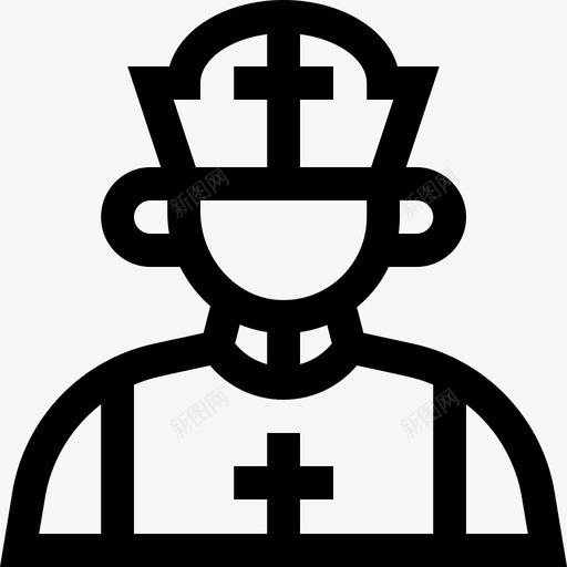 教皇葬礼17直系亲属图标svg_新图网 https://ixintu.com 教皇 直系亲属 葬礼