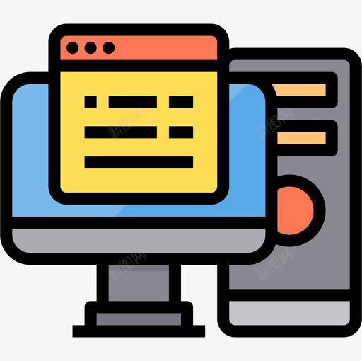 设置计算机网络4线颜色图标svg_新图网 https://ixintu.com 计算机网络 设置 颜色