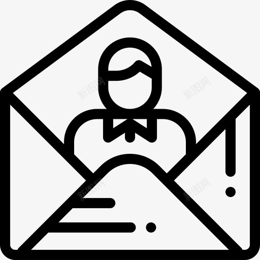 信函工商管理8直系图标svg_新图网 https://ixintu.com 信函 工商管理8 直系