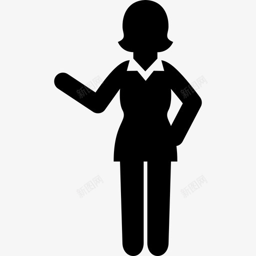 女商务员指点女主管女图标svg_新图网 https://ixintu.com 女 女主管 女商务主管 女商务员指点 摆姿势