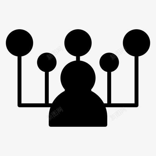 配置文件连接数据图标svg_新图网 https://ixintu.com 数据 用户 网络 连接 配置文件