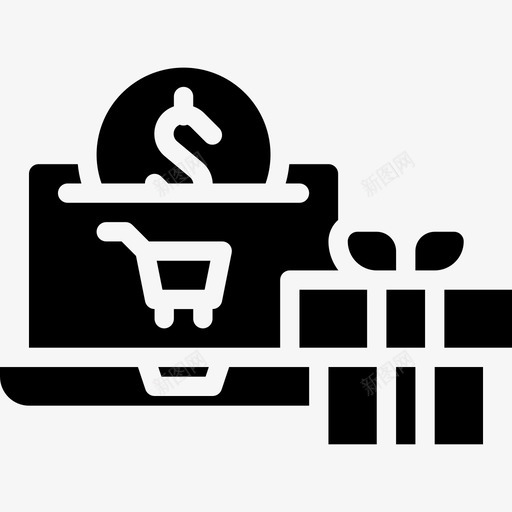 网上购物SEO75稳定图标svg_新图网 https://ixintu.com SEO75 稳定 网上购物