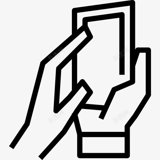 触摸屏商务291线性图标svg_新图网 https://ixintu.com 商务291 线性 触摸屏