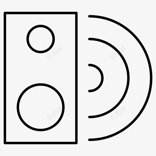 扬声器扩音器声音图标svg_新图网 https://ixintu.com 声音 扩音器 扬声器 技术 概要 音量