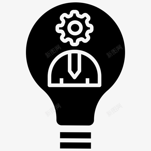 scrum大师敏捷团队核心团队图标svg_新图网 https://ixintu.com scrum大师 产品负责人 敏捷5黑填充 敏捷团队 核心团队 灯泡