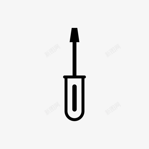 螺丝刀机械工具修理工具图标svg_新图网 https://ixintu.com 修理 修理工 工具 机械 螺丝刀