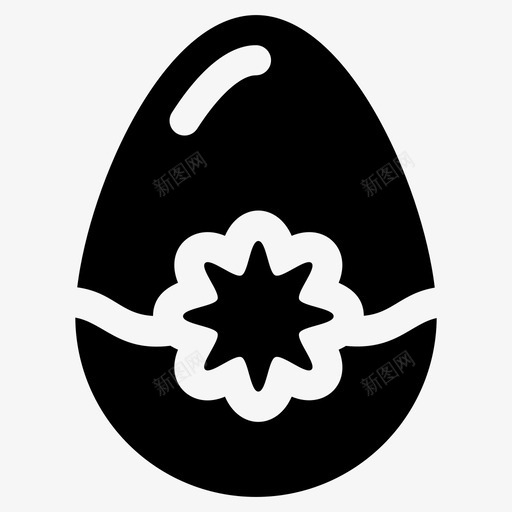 蛋壳装饰彩蛋复活节彩蛋图标svg_新图网 https://ixintu.com 假日 假期 图标 圣诞 复活节 字形 彩绘 彩蛋 蛋壳 装饰 设计
