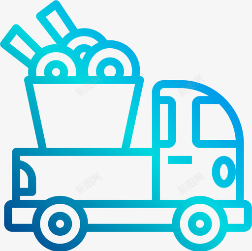 面条街头食品4线性梯度图标svg_新图网 https://ixintu.com 梯度 线性 街头 面条 食品