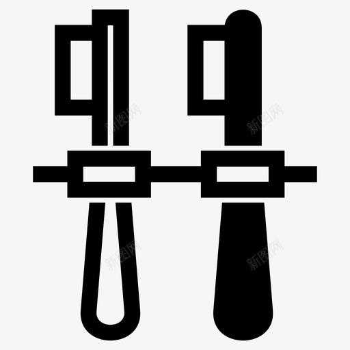 牙刷牙齿健康牙齿图标svg_新图网 https://ixintu.com 健康 牙刷 牙齿