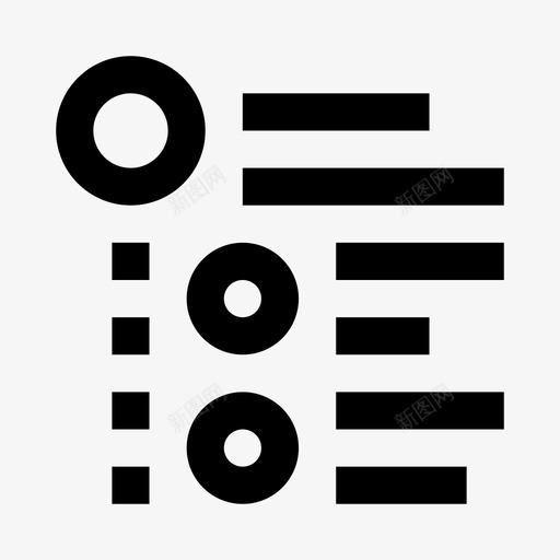 项目符号列表代码编码图标svg_新图网 https://ixintu.com dev webmobile 代码 列表 层次 符号 级别 结构 编码 编程 项目