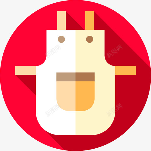 围裙屠夫6扁平图标svg_新图网 https://ixintu.com 围裙 屠夫 扁平