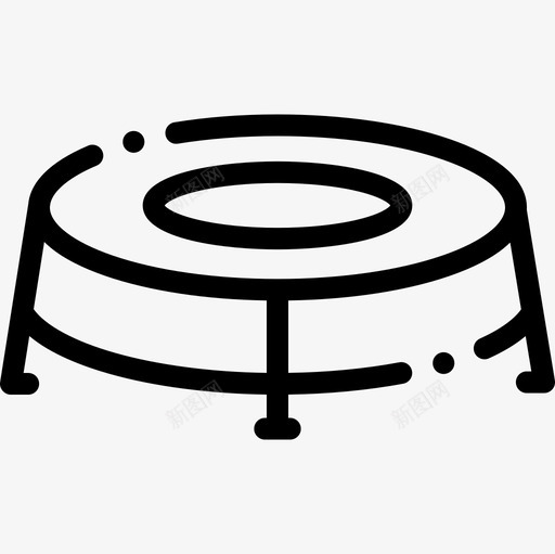 蹦床马戏团55直线图标svg_新图网 https://ixintu.com 弹跳床 直线 蹦床 马戏团55
