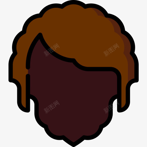WIGWIGS2线性颜色图标svg_新图网 https://ixintu.com WIG WIGS 线性 颜色