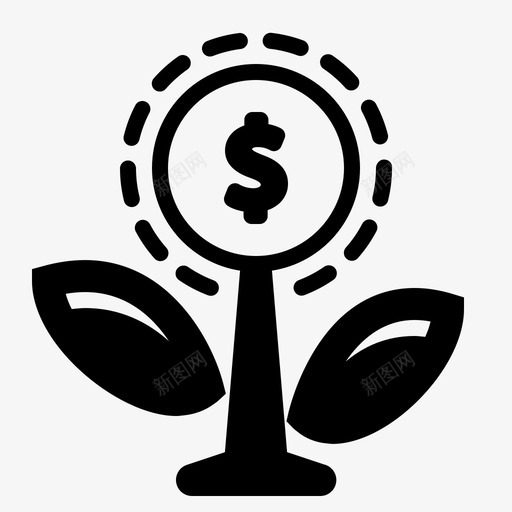 利率银行商业图标svg_新图网 https://ixintu.com 利率 商业 管理 金融 银行