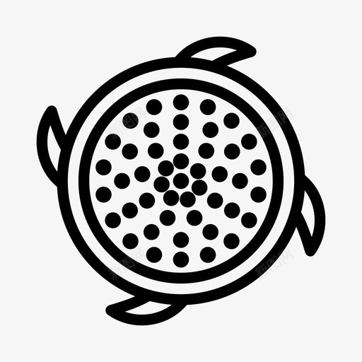 龙果食品水果图标svg_新图网 https://ixintu.com 健康食品 天然 水果 食品 龙果