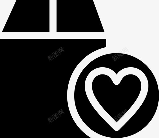 心盒送图标svg_新图网 https://ixintu.com 运送