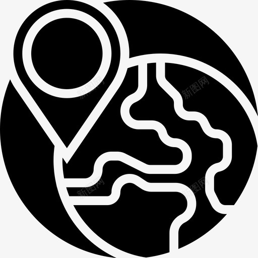 全球网络托管47字形图标svg_新图网 https://ixintu.com 全球 字形 托管 网络