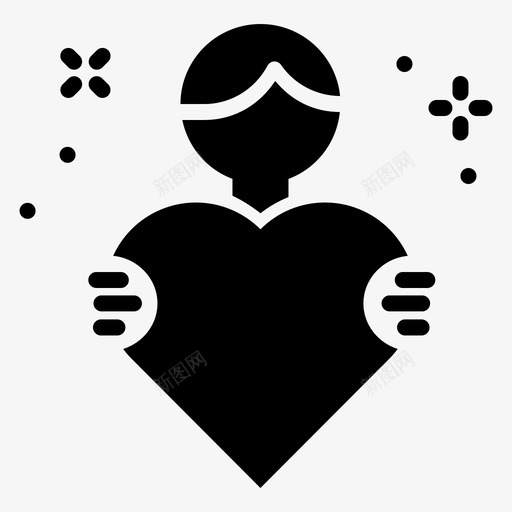 爱男孩父亲节图标svg_新图网 https://ixintu.com 情人节 求婚 父亲节 男孩