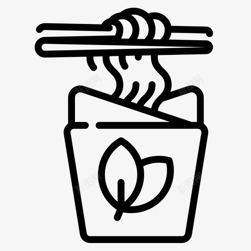 拉面纯素食品3正宗图标svg_新图网 https://ixintu.com 拉面 正宗 纯素 食品