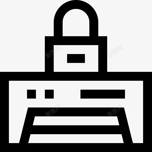 空调空调4线性图标svg_新图网 https://ixintu.com 空调 空调4 线性