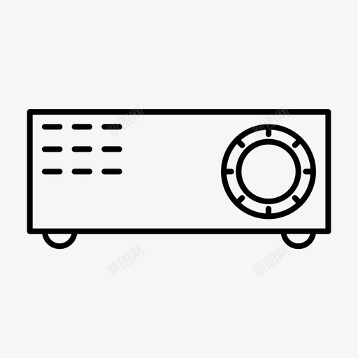 投影仪演示投影灯图标svg_新图网 https://ixintu.com 技术 投影 投影仪 概要 演示