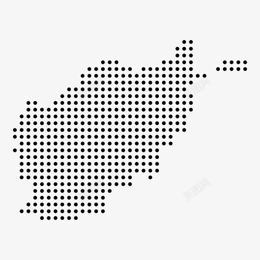 阿富汗中亚国家图标svg_新图网 https://ixintu.com 中亚 国家 地图 阿富汗