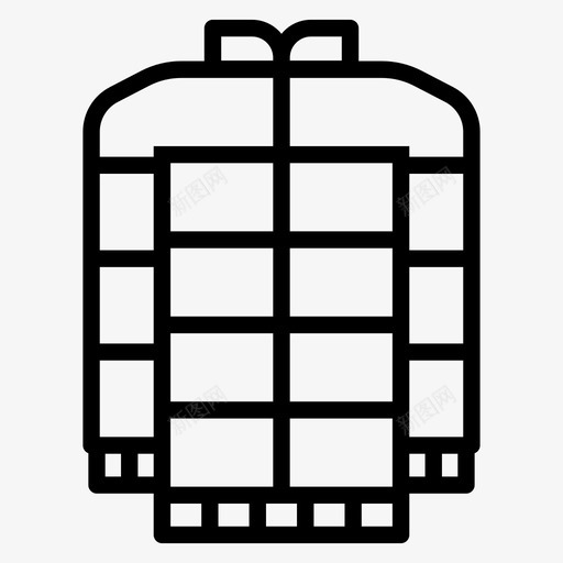 冬季夹克布料寒冷图标svg_新图网 https://ixintu.com 冬季 夹克 寒冷 布料 羽绒服