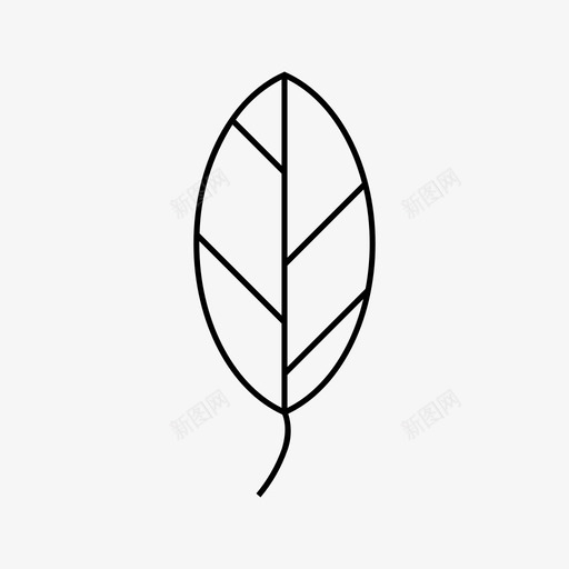 叶子秋天大自然图标svg_新图网 https://ixintu.com 叶子 夏天 大自然 植物 秋天