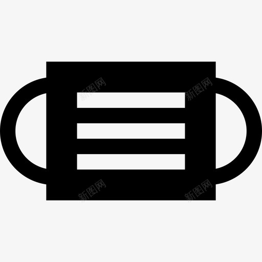 面罩58号医院填充图标svg_新图网 https://ixintu.com 58号 医院 填充 面罩
