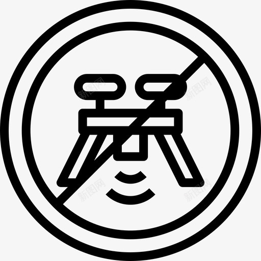 无人机区无人机11直线型图标svg_新图网 https://ixintu.com 无人机 无人机区 直线 线型