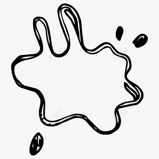只是艺术斑点颜料图标svg_新图网 https://ixintu.com 只是 斑点 污点 艺术 颜料 飞溅