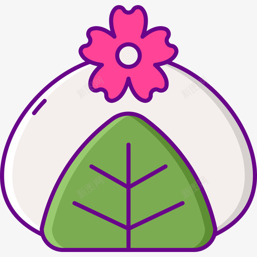 墨镜樱花节线颜色图标svg_新图网 https://ixintu.com 墨镜 樱花 颜色