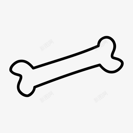 骨头钙狗图标svg_新图网 https://ixintu.com 骨头