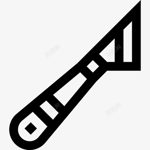 直形手工刀2图标svg_新图网 https://ixintu.com 直形手工刀2