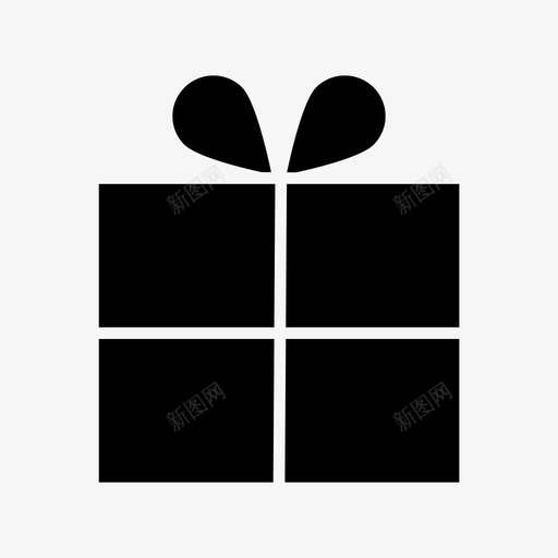 礼物奖励赠送图标svg_新图网 https://ixintu.com 包裹 商业雕文 奖励 礼物 赠送