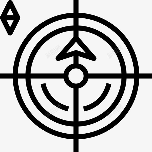 Gps无人机11线性图标svg_新图网 https://ixintu.com Gps 无人机 线性