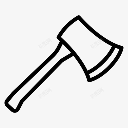 斧头工具武器图标svg_新图网 https://ixintu.com 工具 斧头 武器
