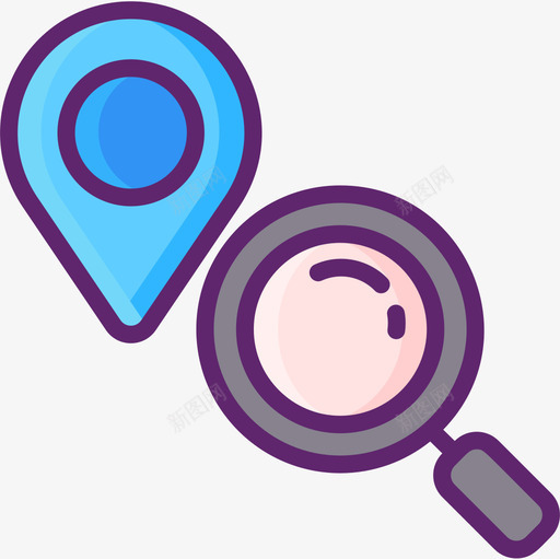 Gps物流77线性彩色图标svg_新图网 https://ixintu.com Gps 彩色 物流 线性