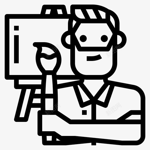 绘画化身生活方式图标svg_新图网 https://ixintu.com 人 人和生活方式概述 化身 生活方式 绘画