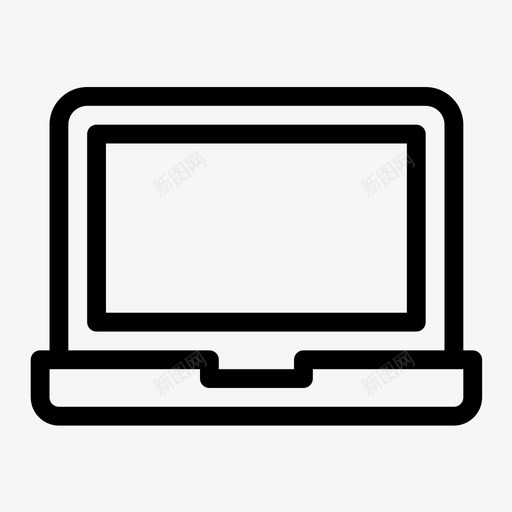 个人电脑笔记本电脑屏幕图标svg_新图网 https://ixintu.com 个人电脑 屏幕 工作站 笔记本电脑 设备