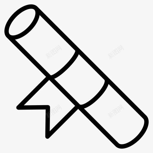 学位成就学士图标svg_新图网 https://ixintu.com 图标 学位 学历 学士 成就 线图 证书 返校