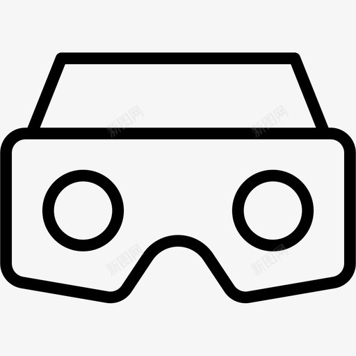 Ar眼镜虚拟现实47线性图标svg_新图网 https://ixintu.com Ar 眼镜 线性 虚拟现实