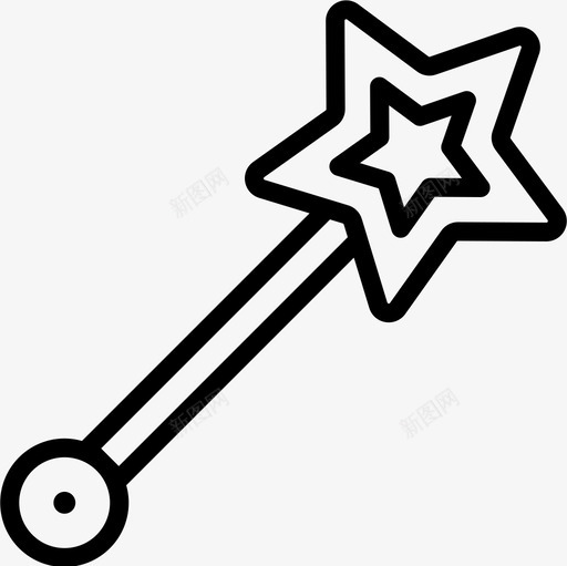 魔杖公主直系图标svg_新图网 https://ixintu.com 公主 直系 魔杖