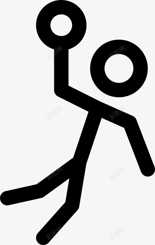手球得分运动图标svg_新图网 https://ixintu.com 团队 夏季 奥林匹克运动会 得分 手球 投掷 运动
